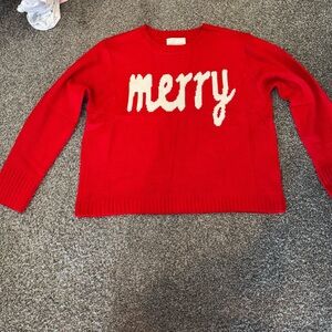 Panache Apparel Red 'Merry' Sweater